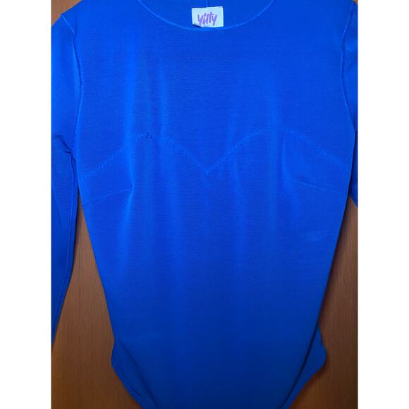 Yitty - Blue Sheer Sweetheart Bodysuit - Shapewear Size Small - Picture 5 of 16